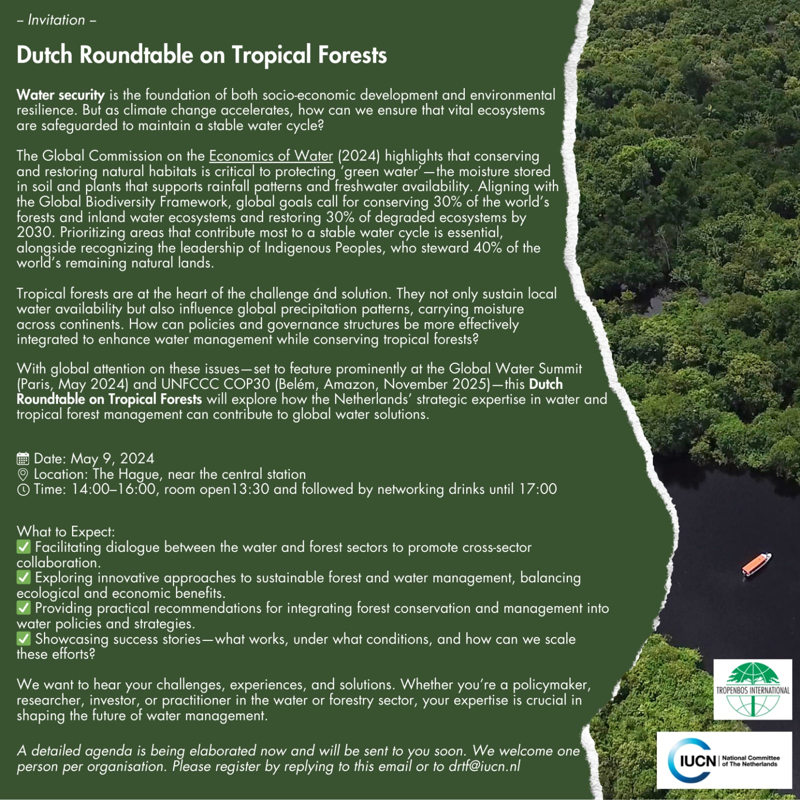 Dutch Roundtable on Tropical Forests Poster